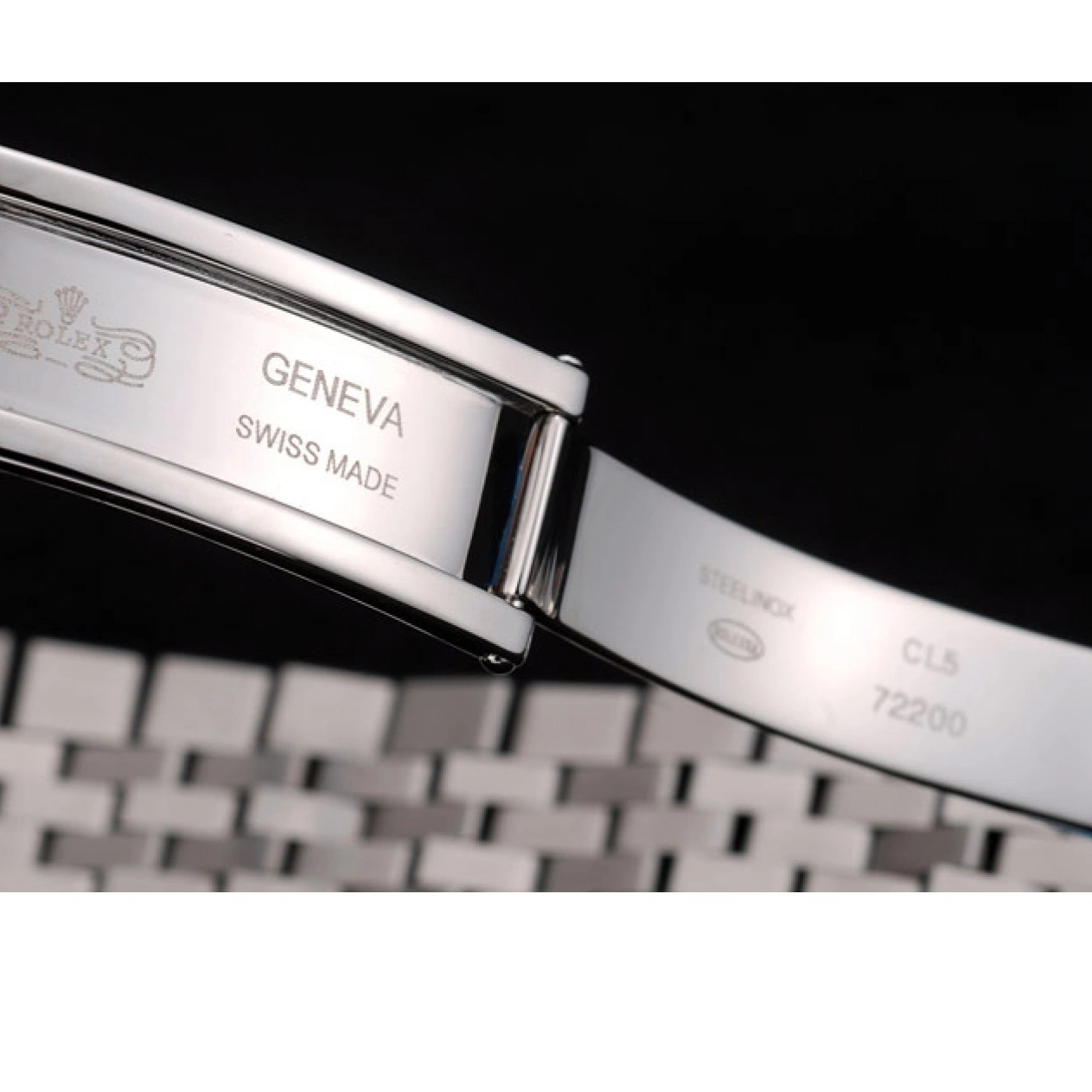 Aaa replica watch Plated Plated Steel Rolex Stainless Bracelet Dial Diamond Diamond DayDate 41985 0519
